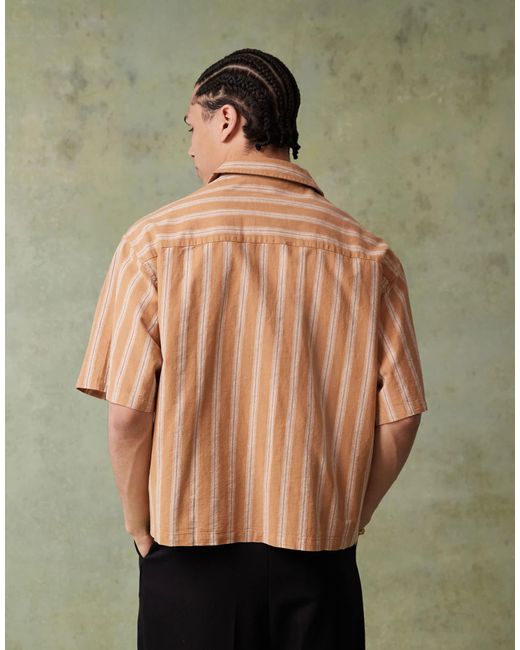 ASOS – kastiges oversize-hemd in Green für Herren