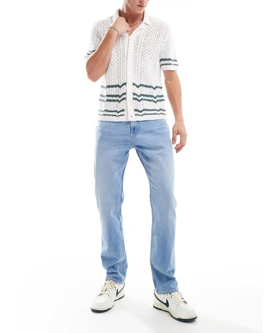 Tommy Hilfiger Blue Ryan Regular Straight Jeans for men