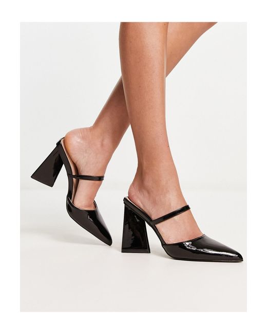 Raid Nima Schoenen Met Hak En Open Achterkant in het Wit Lyst NL