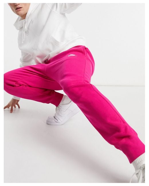 pink nike joggers mens