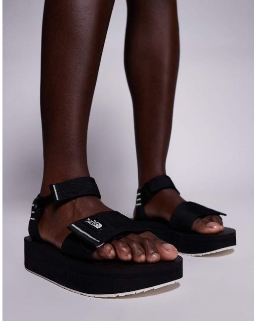 The North Face Brown Skeena Ii Platform Sandals