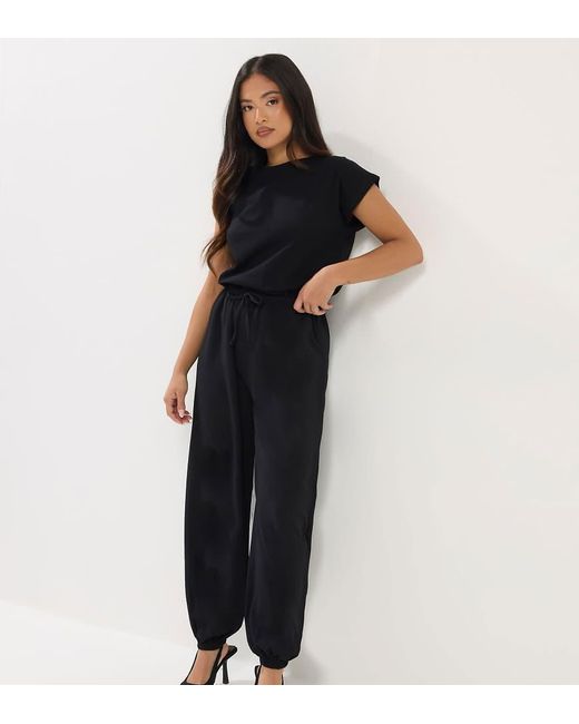 PixieGirl Black Petite Crepe Balloon Trousers