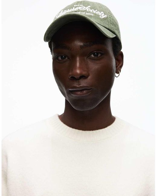 Bershka White Boxy Round Neck Jumper for men