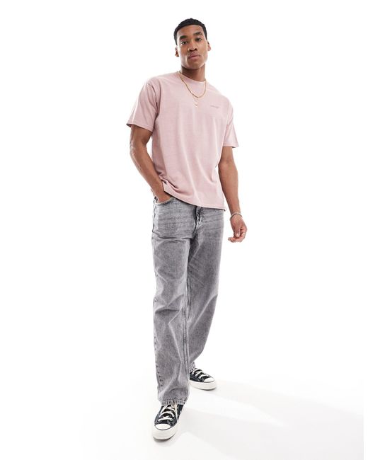 Levi's Pink Logo Vintage Garment Dyed T-shirt for men