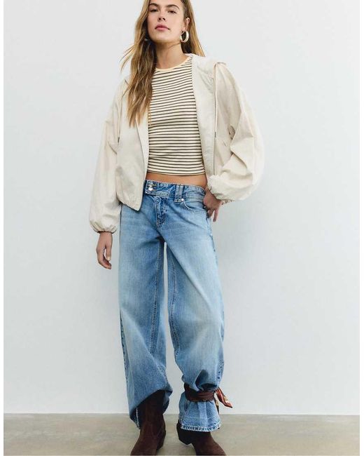 Giacca Basic di Stradivarius in Natural