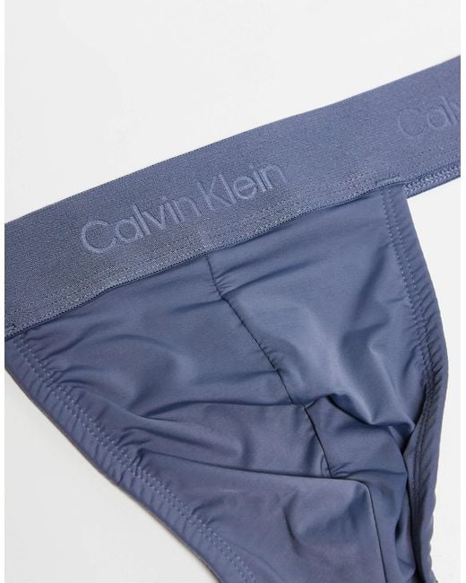 Sculpt - jock-strap en dentelle Calvin Klein pour homme en coloris Blue