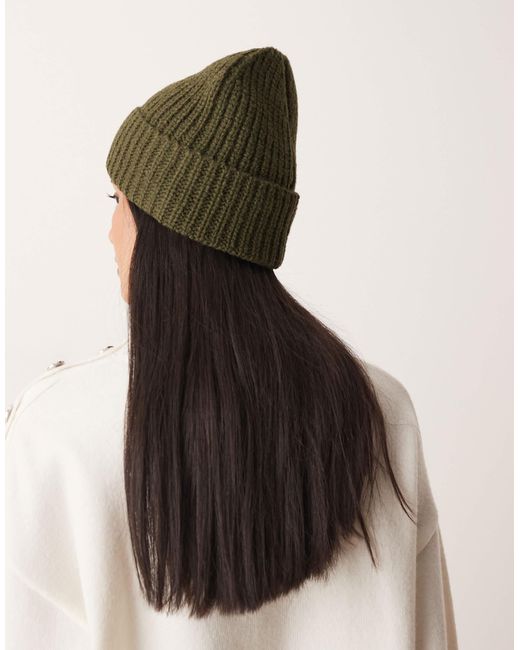 ASOS Natural Chunky Knit Beanie