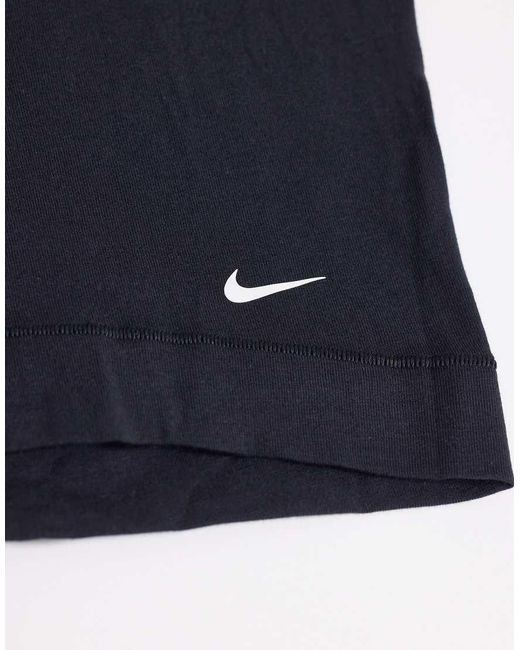Nike Blue Essential Cotton Stretch 3 Pack Boxer Briefs for men