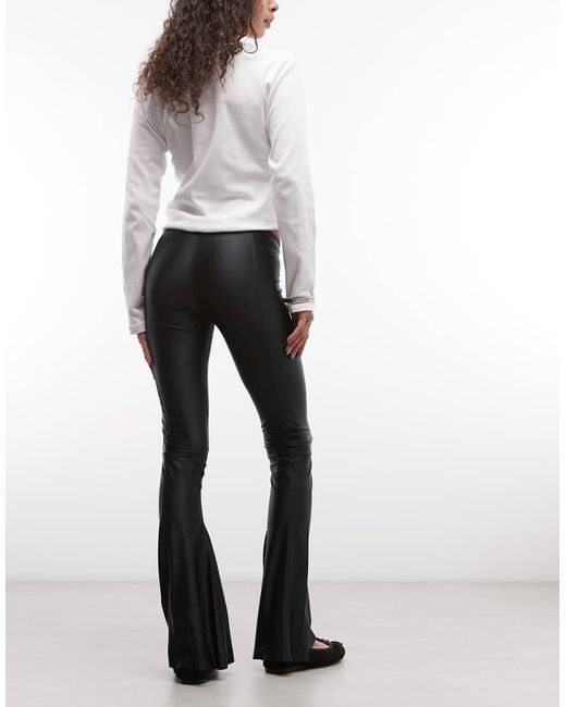 Monki White Slim Flare Trouser