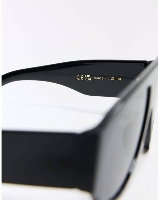 Bershka Brown Plastic Sunglasses
