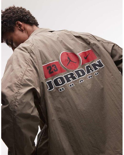 Nike Brown Brooklyn Lightweight Shell Jacket for men
