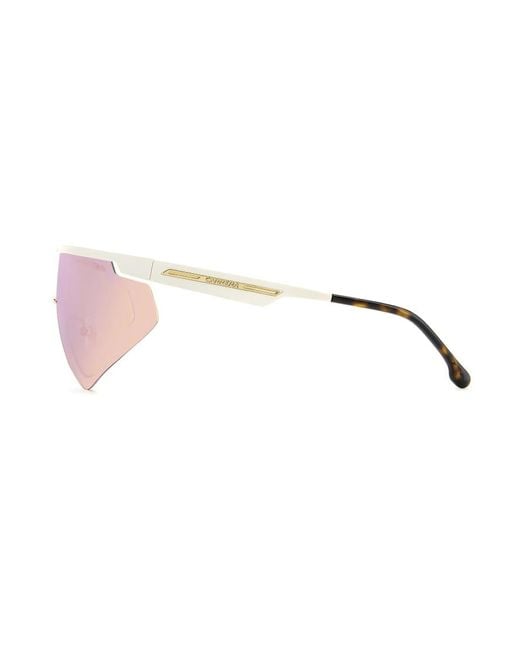 Carrera Pink Flaglab Rectangular Sunglasses With& Lenses
