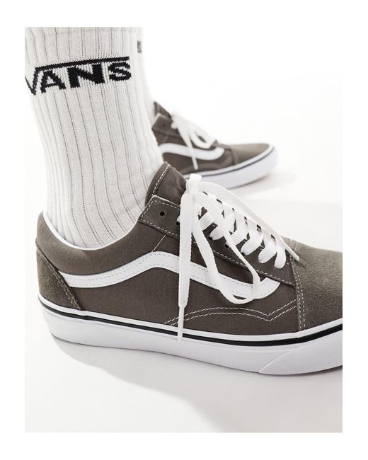 Vans White Old Skool Colour Theory Sneakers