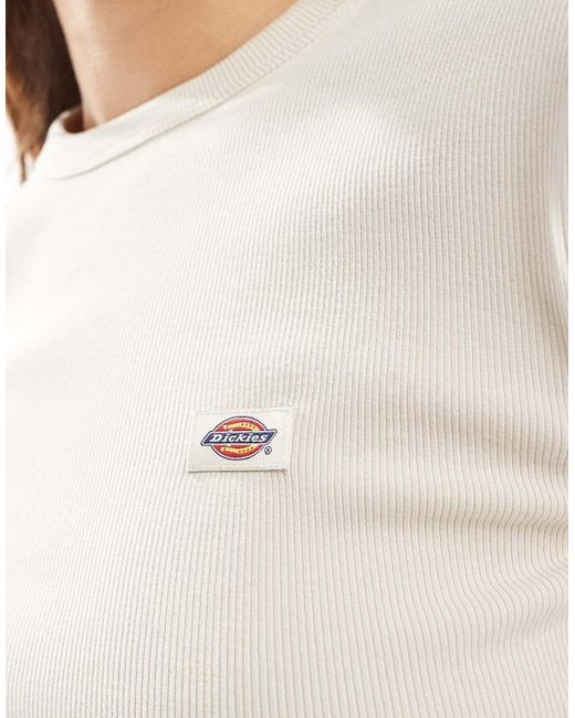 Dickies White Marysville Ribbed T-shirt