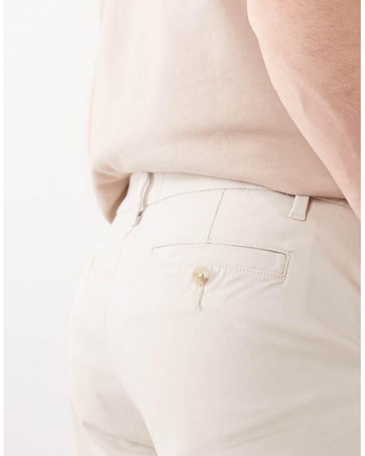 ASOS Natural Tapered Chino for men