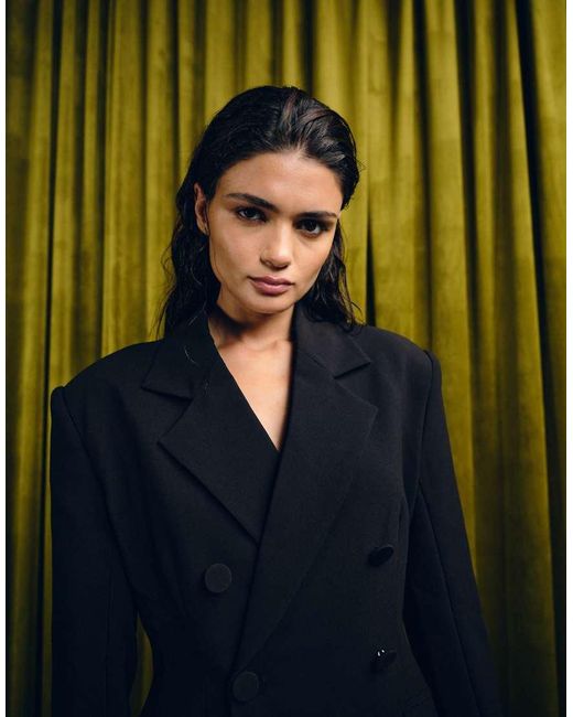 Bardot Green Serra Blazer Dress
