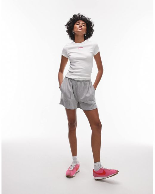 Tommy Hilfiger White Script Slim T-shirt