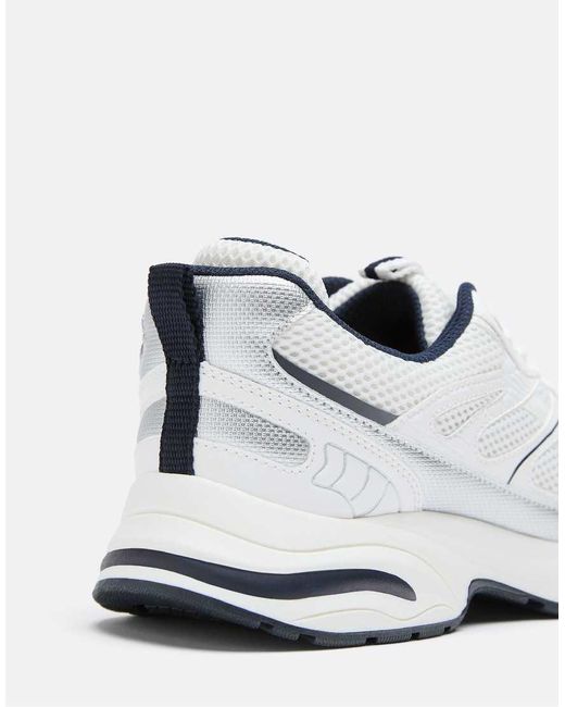 Stradivarius White Trainers With Detail