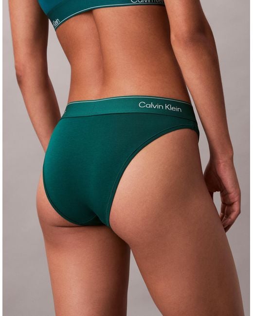 Calvin Klein Green – icon cotton modal – tanga