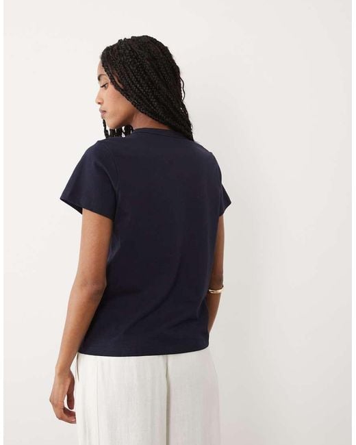 ARKET Blue Slim Fit Short Sleeved T-shirt