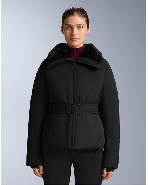 Oysho Black Primaloft Ski Waterproof Padded Jacket