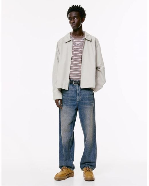 Giacca di Pull&Bear in Natural da Uomo