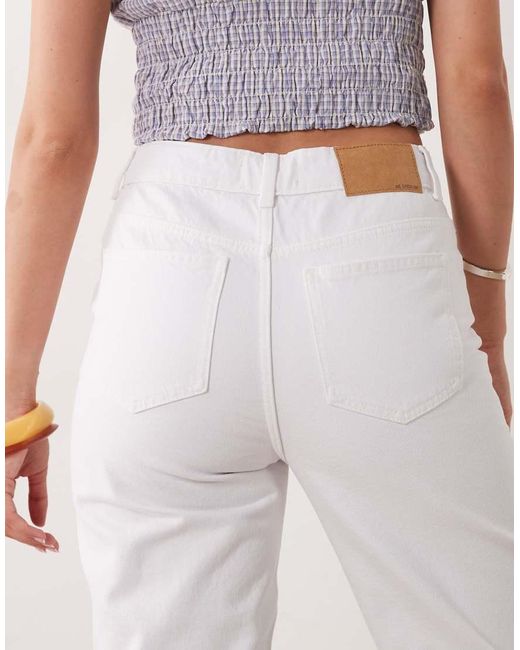 ASOS Pink Roll Up Hem Slouch Jean