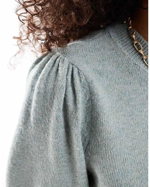 ONLY Blue 3/4 Sleeve Knitted Jumper