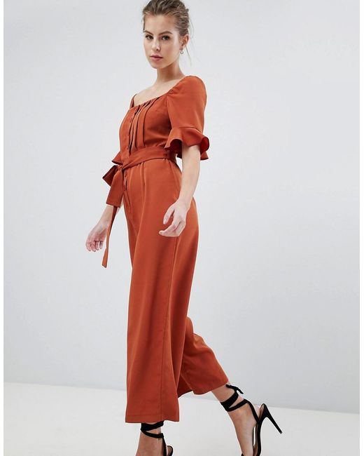 Asos jumpsuit sale Jumpsuit by ASOS DESIGN, Done in one, All-over floral print, Break out the blooms, Plunge neck, Lace inserts, It's all in the details, Wide-cut leg, Regular fit - true to size.