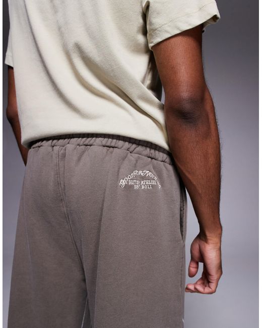 Good For Nothing – gerade geschnittene jogginghose in Gray für Herren