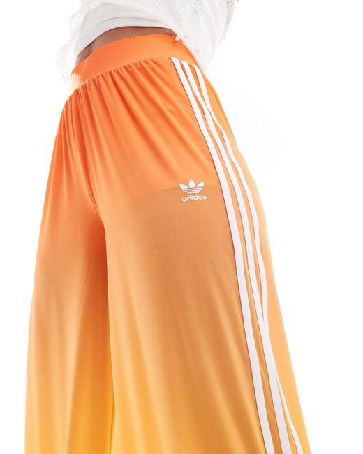 Pantalon large en tulle - dégradé Adidas Originals en coloris Metallic