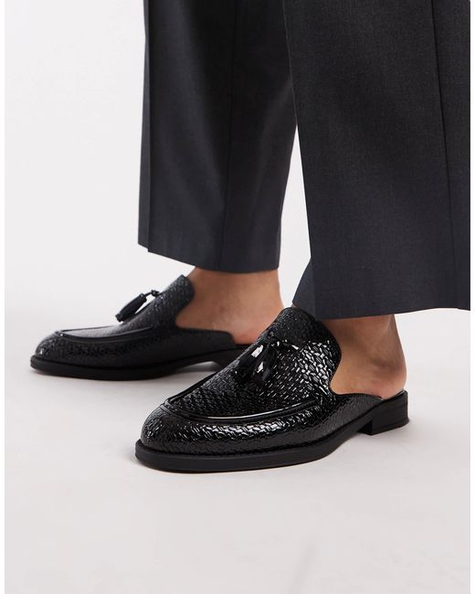 ASOS Black Mule Loafers for men
