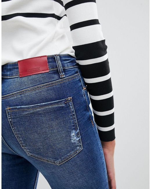 stradivarius jeans super high waist