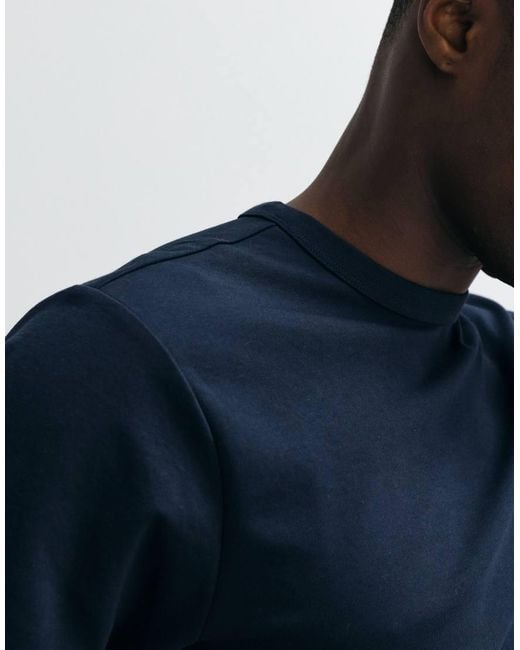 ASOS Blue Breathemax Heavyweight Regular Fit T-Shirt for men