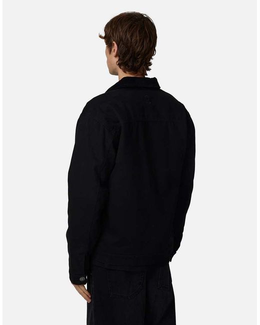 Good For Nothing Black Washed Worker Jacket for men