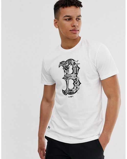 white red sox t shirt