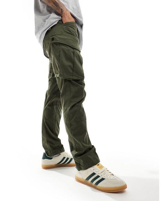 Pantalones cargo caqui G-Star RAW de hombre de color Green