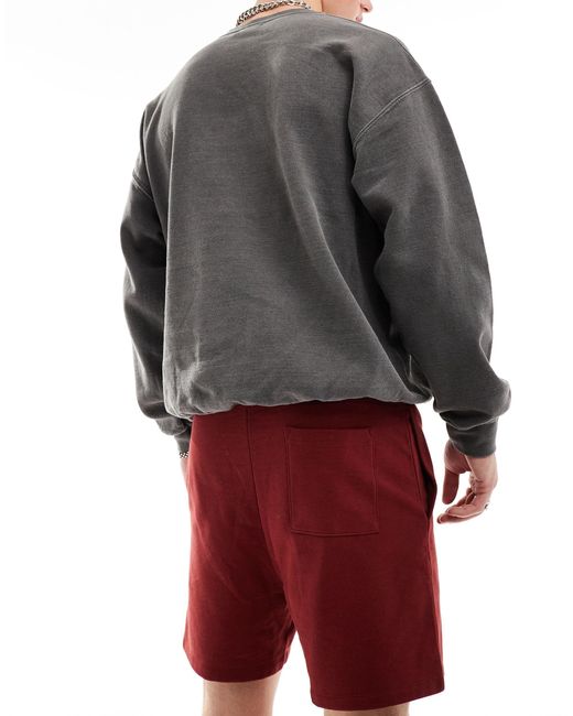 ASOS Red Slim Fit Shorts for men