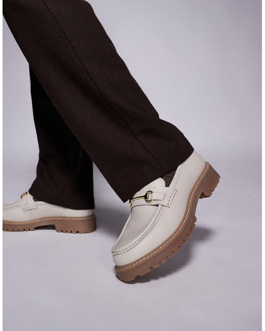 Walk London Black Sean Trim Loafers for men