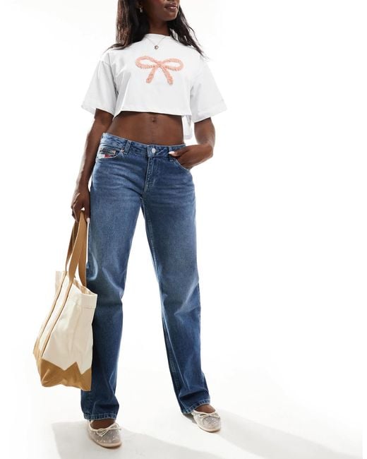 Tommy Hilfiger Blue – sophie – tief sitzende jeans