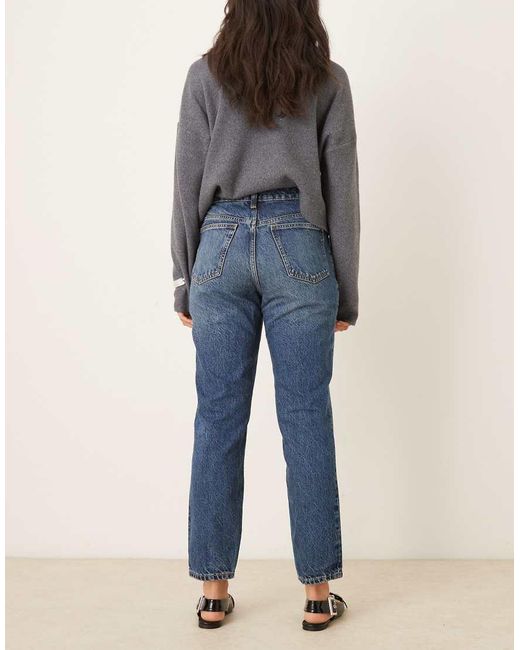 Mango Blue Mom2000 Jeans