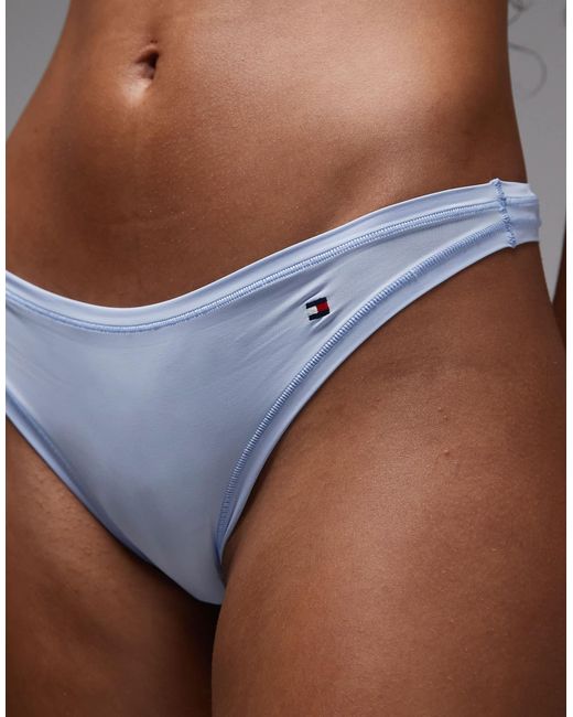 Essentials - string en microfibre - clair Tommy Hilfiger en coloris Blue