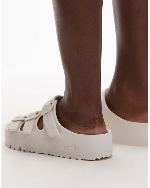 Birkenstock Brown Florida Flex Platform Eva Sandals