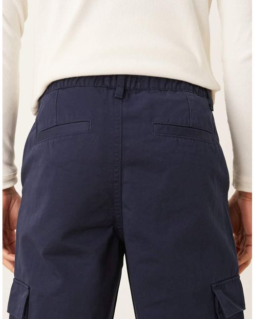 ASOS Blue baggy Cargo Pants for men