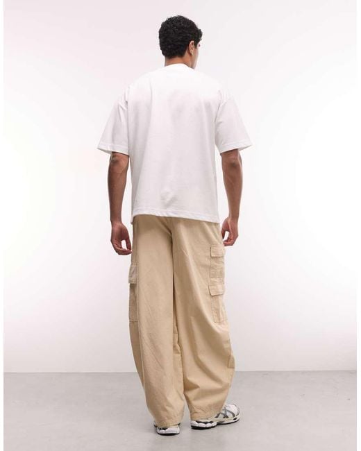 Collusion Natural Unisex Utility Cargo Trouser