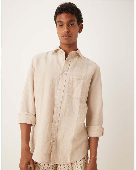 Camicia Premium di Mango in White da Uomo