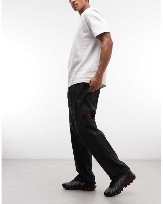 Nike White Brooklyn Flight Trousers for men