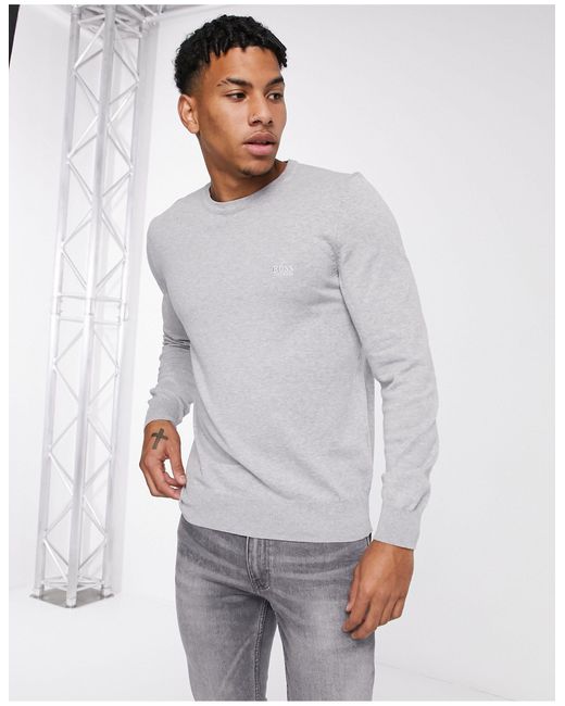 hugo boss jumper grey