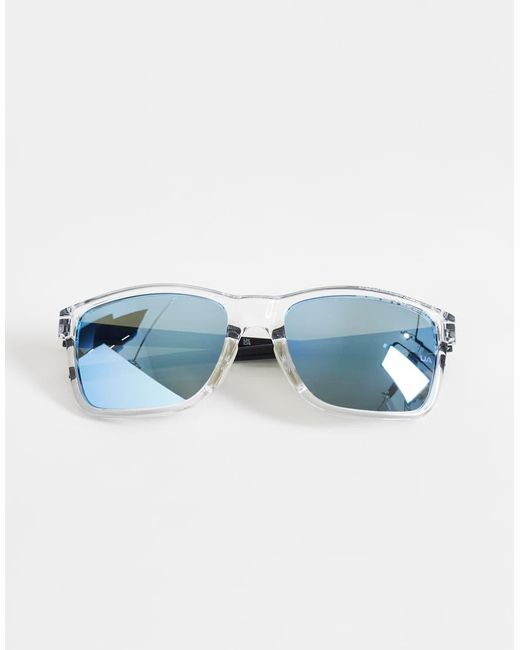 Under Armour Sunglasses Blue Under Armour Hustle Xl Rectangular Sunglasses With Lenses