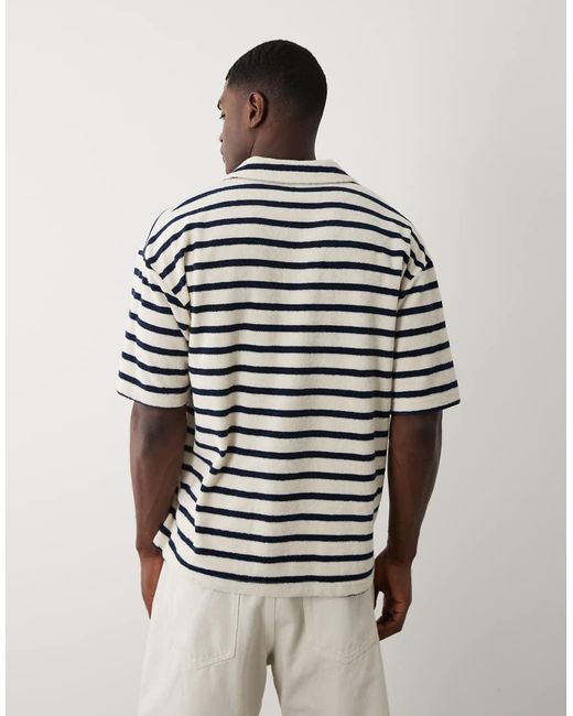 ASOS Multicolor Heavyweight Oversized Polo for men